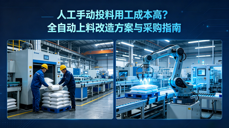 人工手动投料用工成本高？全自动上料改造方案与采购指南